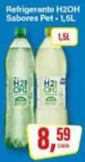Rede Supermarket Refrigerante H2OH Sabores Pet oferta