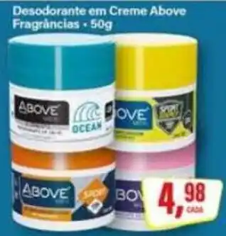 Rede Supermarket Desodorante em Creme Above oferta