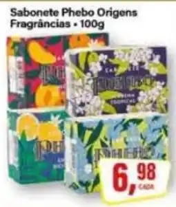 Rede Supermarket Sabonete Phebo Origens Fragrâncias oferta