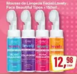 Rede Supermarket Mousse de Limpeza Facial Lovely oferta