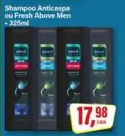 Rede Supermarket Shampoo Anticaspa ou Fresh Above Men oferta