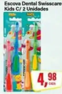 Rede Supermarket Escova Dental Swisscare Kids oferta