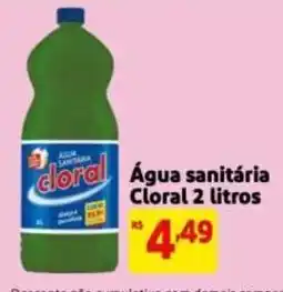Mercado Extra Água sanitária Cloral oferta