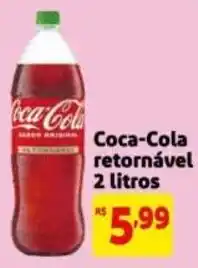 Mercado Extra Coca-Cola retornável oferta