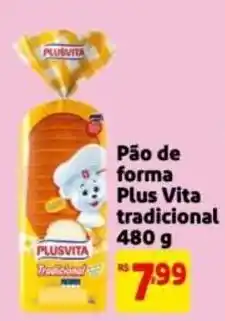 Mercado Extra Pão de forma Plus Vita tradicional oferta