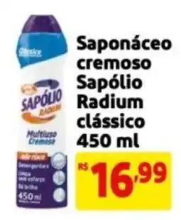 Mercado Extra Saponáceo cremoso Sapólio Radium clássico oferta