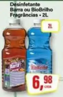 Rede Supermarket Desinfetante Barra ou BioBrilho Fragrâncias oferta