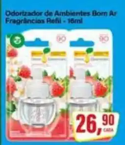 Rede Supermarket Odorizador de Ambientes Bom Ar Fragrâncias Refil oferta