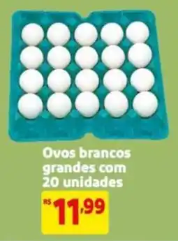 Mercado Extra Ovos brancos grandes oferta