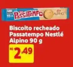 Mercado Extra Biscoito recheado passatempo nestlé alpino oferta
