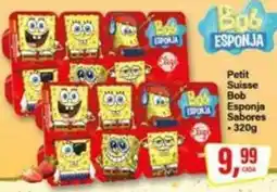 Rede Supermarket Petit Suisse Bob Esponja Sabores oferta