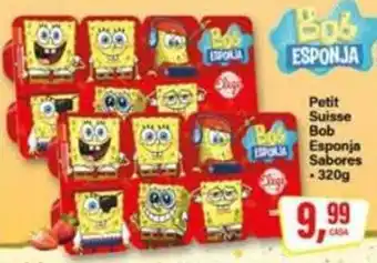 Rede Supermarket Petit Suisse Bob Esponja Sabores oferta