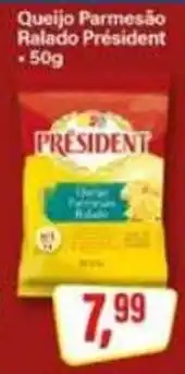 Rede Supermarket Queijo Parmesão Ralado President oferta