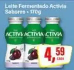 Rede Supermarket Leite fermentado activia sabores oferta