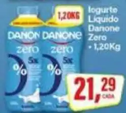 Rede Supermarket Iogurte Liquido Danone Zero oferta