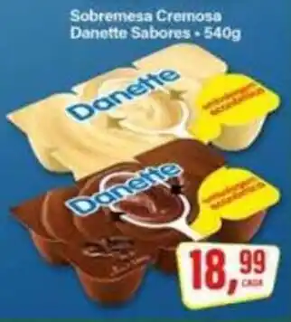 Rede Supermarket Sobremesa cremosa danette sabores oferta
