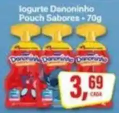 Rede Supermarket Iogurte Danoninho Pouch Sabores oferta