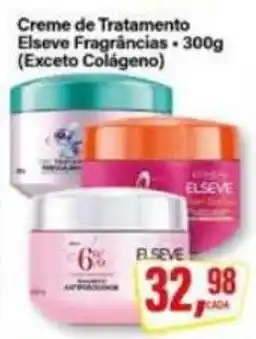Rede Supermarket Creme de Tratamento Elseve Fragrâncias oferta