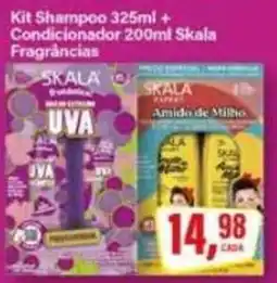 Rede Supermarket Kit Shampoo 325ml + Condicionador 200ml Skala Fragrâncias oferta