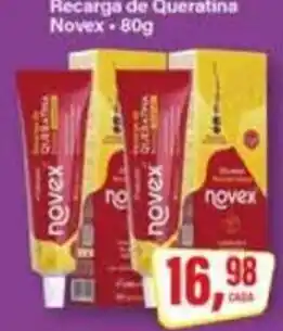 Rede Supermarket Recarga de Queratina Novex oferta
