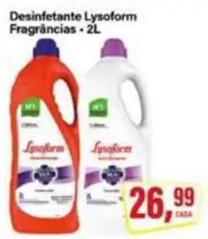 Rede Supermarket Desinfetante lysoform fragrâncias oferta
