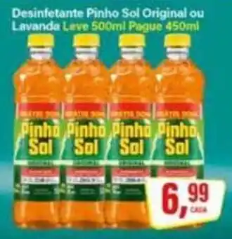 Rede Supermarket Desinfetante pinho sol original ou lavanda leve oferta