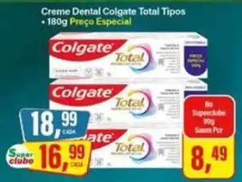 Rede Supermarket Creme Dental Colgate Total Tipos oferta