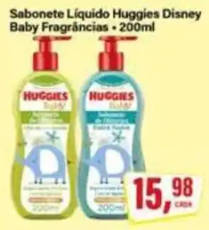 Rede Supermarket Sabonete Líquido Huggies Disney Baby Fragrâncias oferta