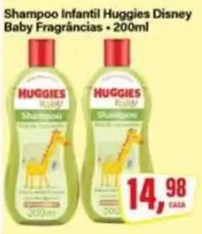 Rede Supermarket Shampoo infantil huggies disney baby fragrâncias oferta