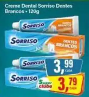 Rede Supermarket Creme Dental Sorriso Dentes Brancos oferta