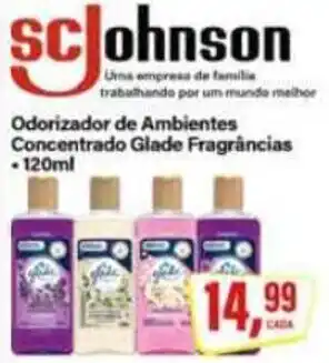 Rede Supermarket Odorizador de Ambientes Concentrado Glade Fragrâncias oferta