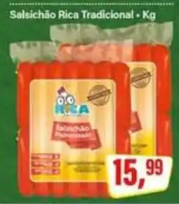 Rede Supermarket Salsichão Rica Tradicional oferta
