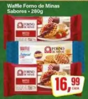 Rede Supermarket Waffle forno de minas sabores oferta