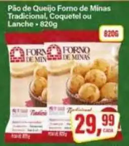 Rede Supermarket Pão de Queijo Forno de Minas Tradicional, Coquetel ou Lanche oferta