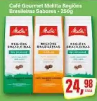 Rede Supermarket Café Gourmet Melitta Regiões Brasileiras Sabores oferta