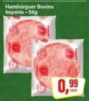 Rede Supermarket Hambúrguer Bovino Império oferta