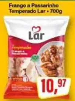Rede Supermarket Frango a Passarinho Temperado Lar oferta