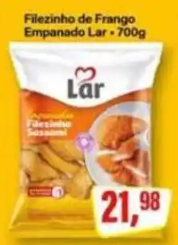 Rede Supermarket Filezinho de Frango Empanado Lar oferta