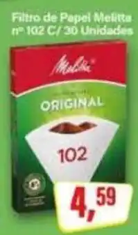 Rede Supermarket Filtro de papel melitta original oferta