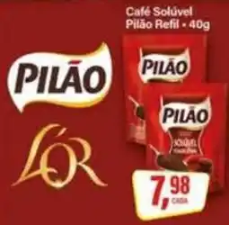 Rede Supermarket Café Solúvel Pilão Refil oferta