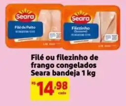 Mercado Extra Filé ou filezinho de frango congelados oferta