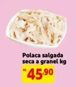 Mercado Extra Polaca salgada seca a granel oferta