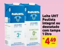 Mercado Extra Leite UHT Paulista oferta