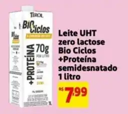 Mercado Extra Leite uht zero lactose bio ciclos +proteína semidesnatado oferta