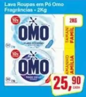Rede Supermarket Lava Roupas em Pó Omo Fragrâncias oferta