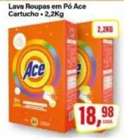 Rede Supermarket Lava Roupas em Pó Ace oferta