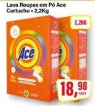 Rede Supermarket Lava Roupas em Pó Ace oferta