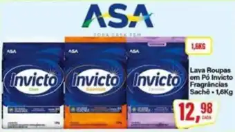 Rede Supermarket Lava Roupas em Pó Invicto Fragrâncias oferta