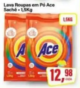 Rede Supermarket Lava Roupas em Pó Ace oferta