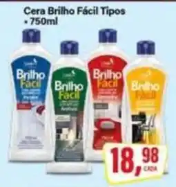 Rede Supermarket Cera brilho fácil tipos oferta